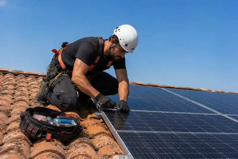 Maintenance et monitoring de panneaux solaires à Aulnoye-Aymeries